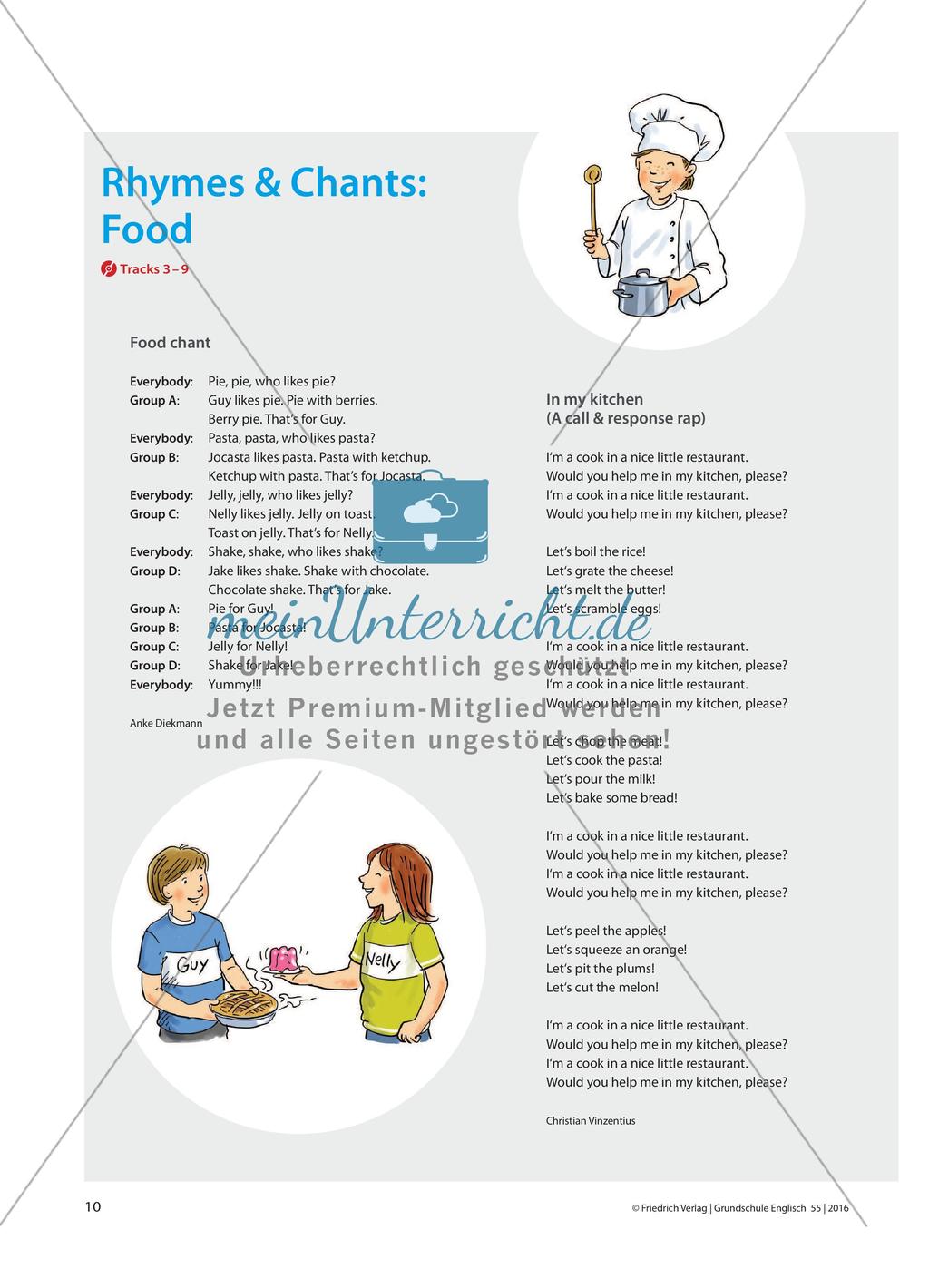 Rhymes & Chants: Food Preview 1