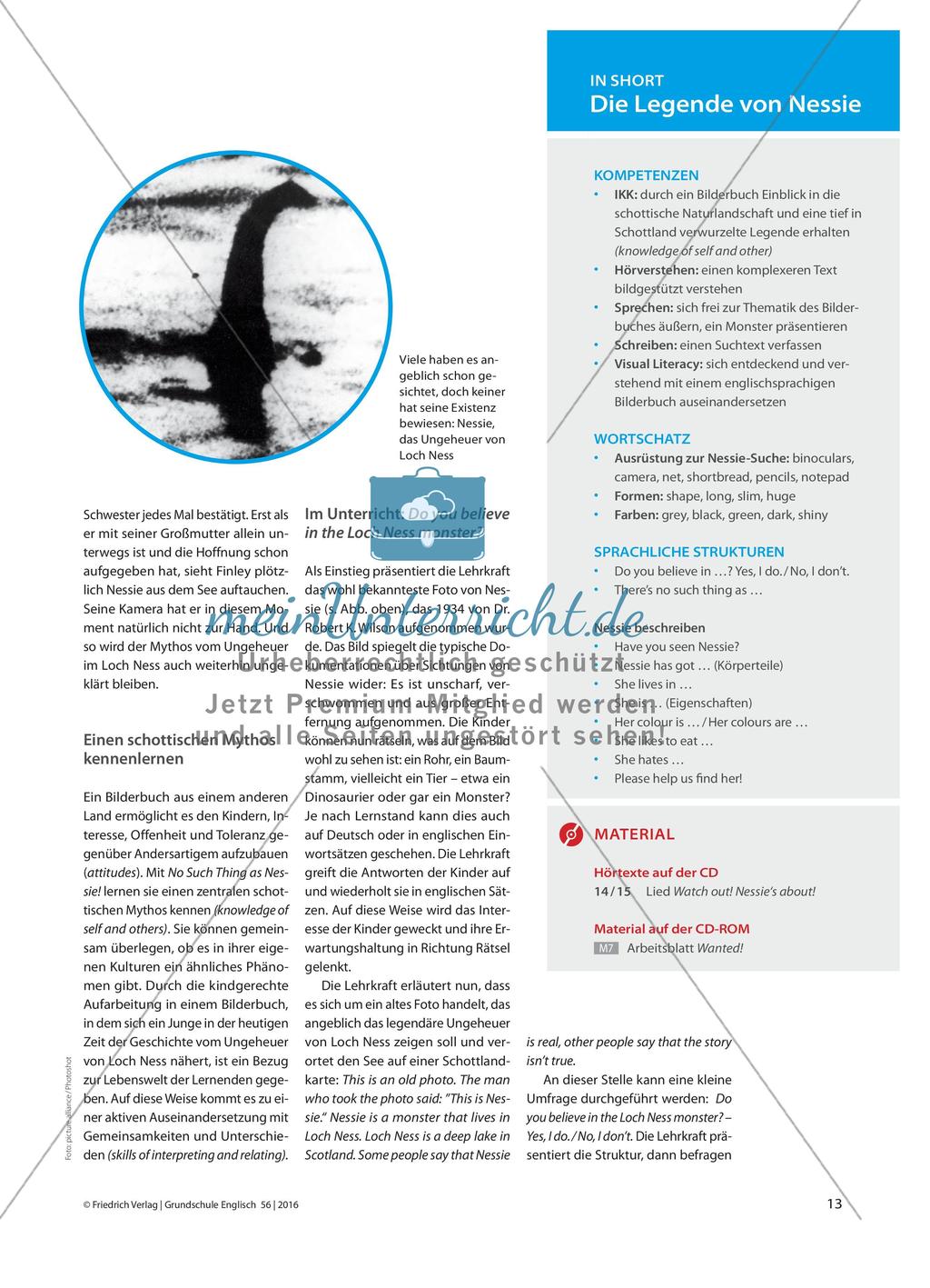 No Such Thing as Nessie! - Ein Bilderbuch lädt zur Suche nach dem Ungeheuer von Loch Ness ein Preview 2