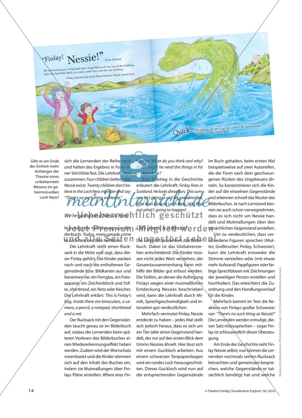 No Such Thing as Nessie! - Ein Bilderbuch lädt zur Suche nach dem Ungeheuer von Loch Ness ein Preview 3