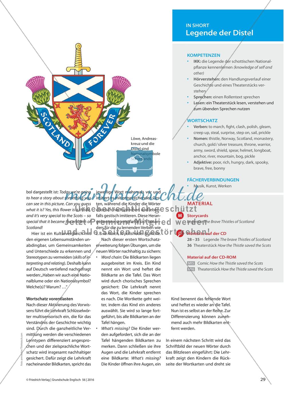 How to Work with the Extra: The Brave Thistles of Scotland - Die Legende der schottischen Nationalpflanze Preview 2