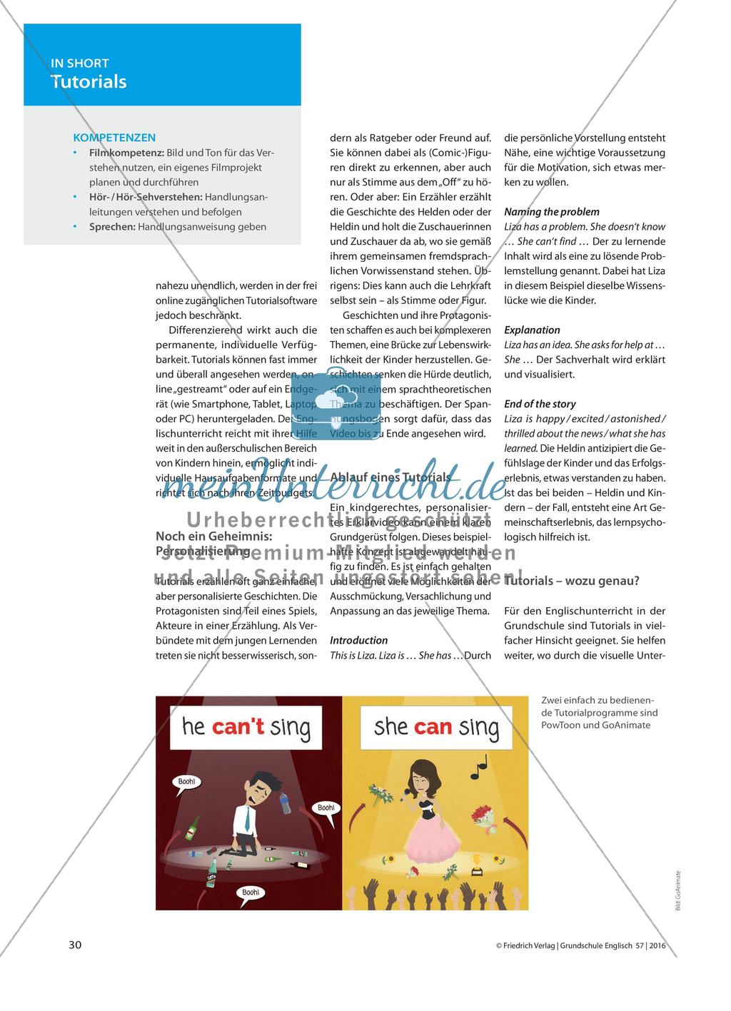 Short & Simple: Tutorials - Erklärvideos im Englischunterricht der Grundschule Preview 2