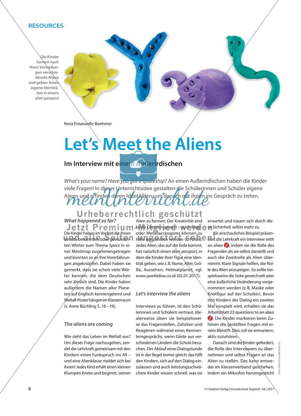 Let’s Meet the Aliens - Im Interview mit einem Außerirdischen Preview 1