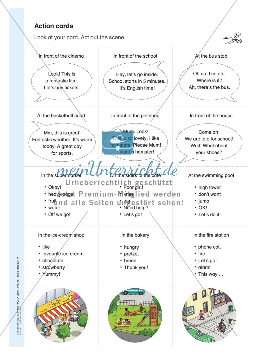 How to Work with the Busy Town Poster - Mit Kindern eine englische Stadt visuell und auditiv entdecken – kompetenzorientiert mit dem Wimmelbild arbeiten Preview 4