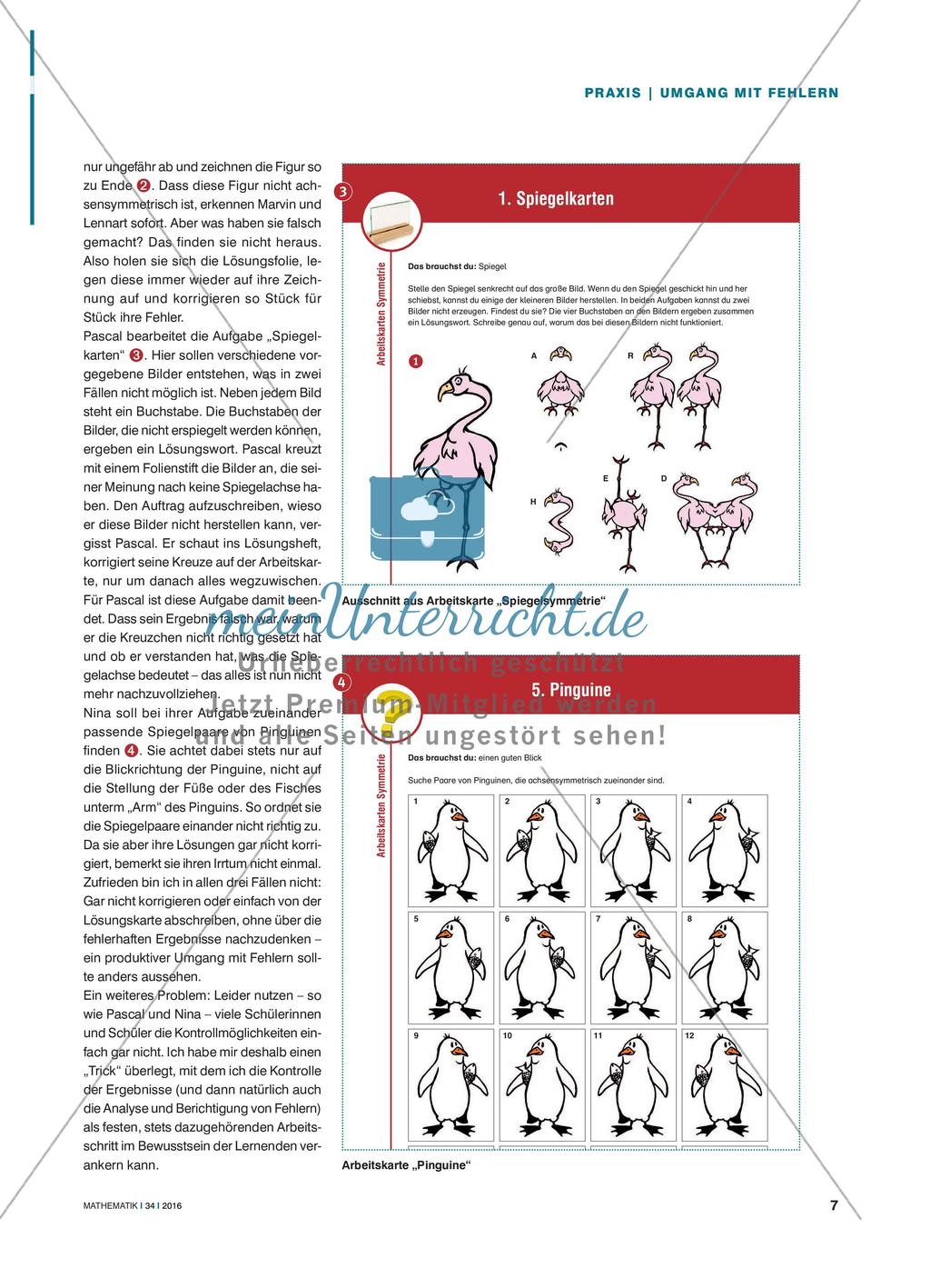 Jeder Fehler ist eine Lernchance! - Beim Stationenlernen Fehler selbst erkennen, analysieren und berichtigen Preview 2