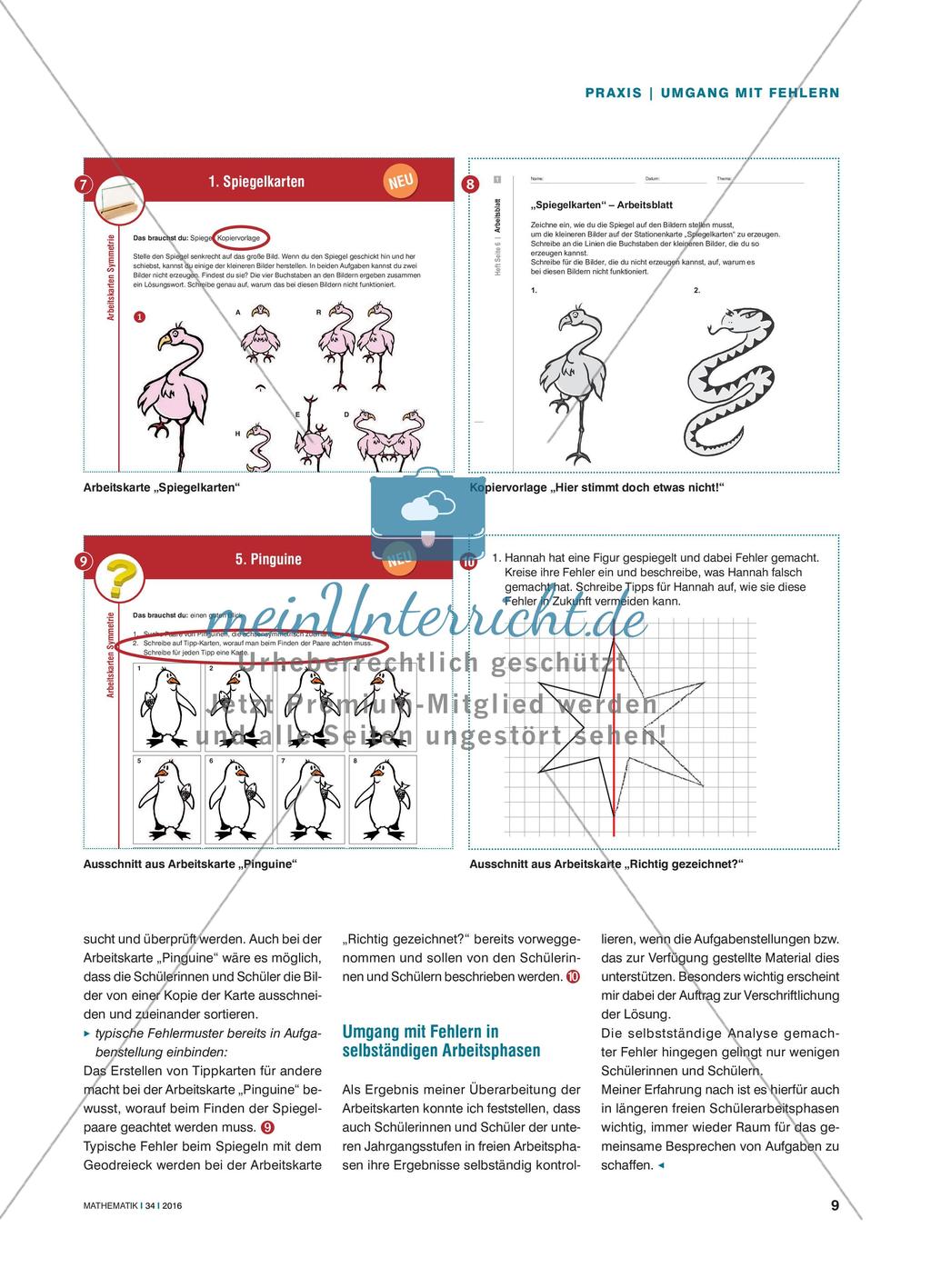 Jeder Fehler ist eine Lernchance! - Beim Stationenlernen Fehler selbst erkennen, analysieren und berichtigen Preview 4