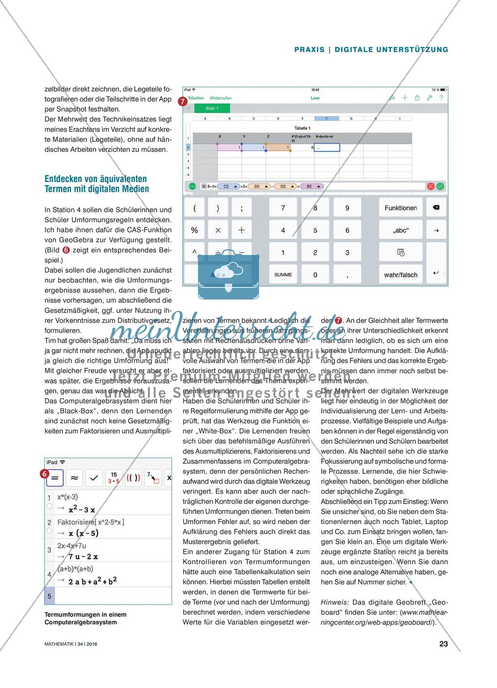 Digitale Unterstützung - Einbeziehung digitaler Werkzeuge in die Stationenarbeit Preview 4