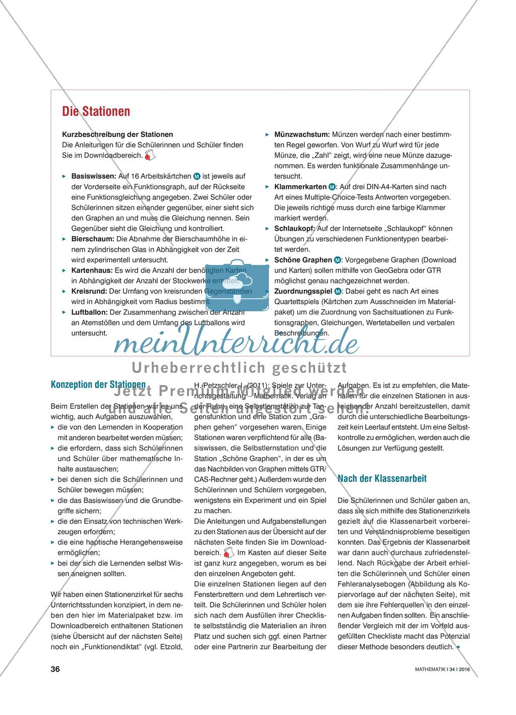 Funktionen im Überblick - Checklisten und Fehleranalysen unterstützen die Stationenarbeit Preview 3