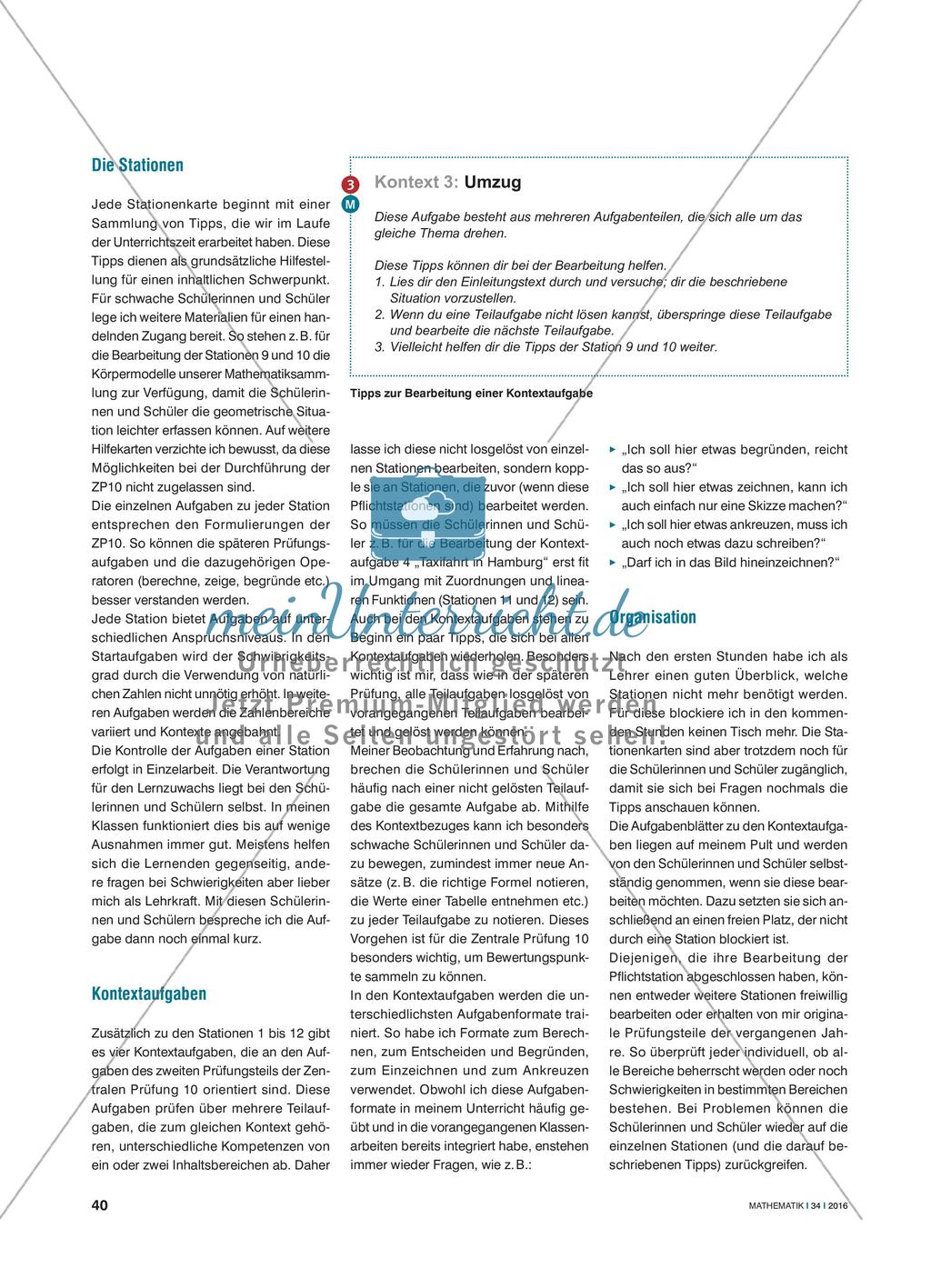 Den Abschluss meistern - Stationen für einen erfolgreichen Hauptschulabschluss Preview 3
