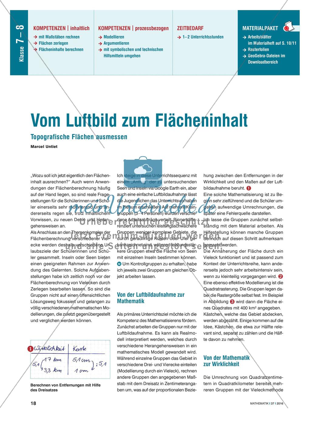 Vom Luftbild zum Flächeninhalt - Topografische Flächen ausmessen Preview 1