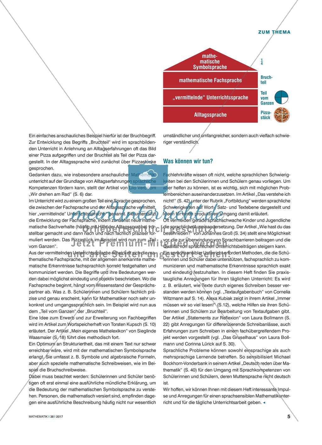 Mathematik und Sprache Preview 2