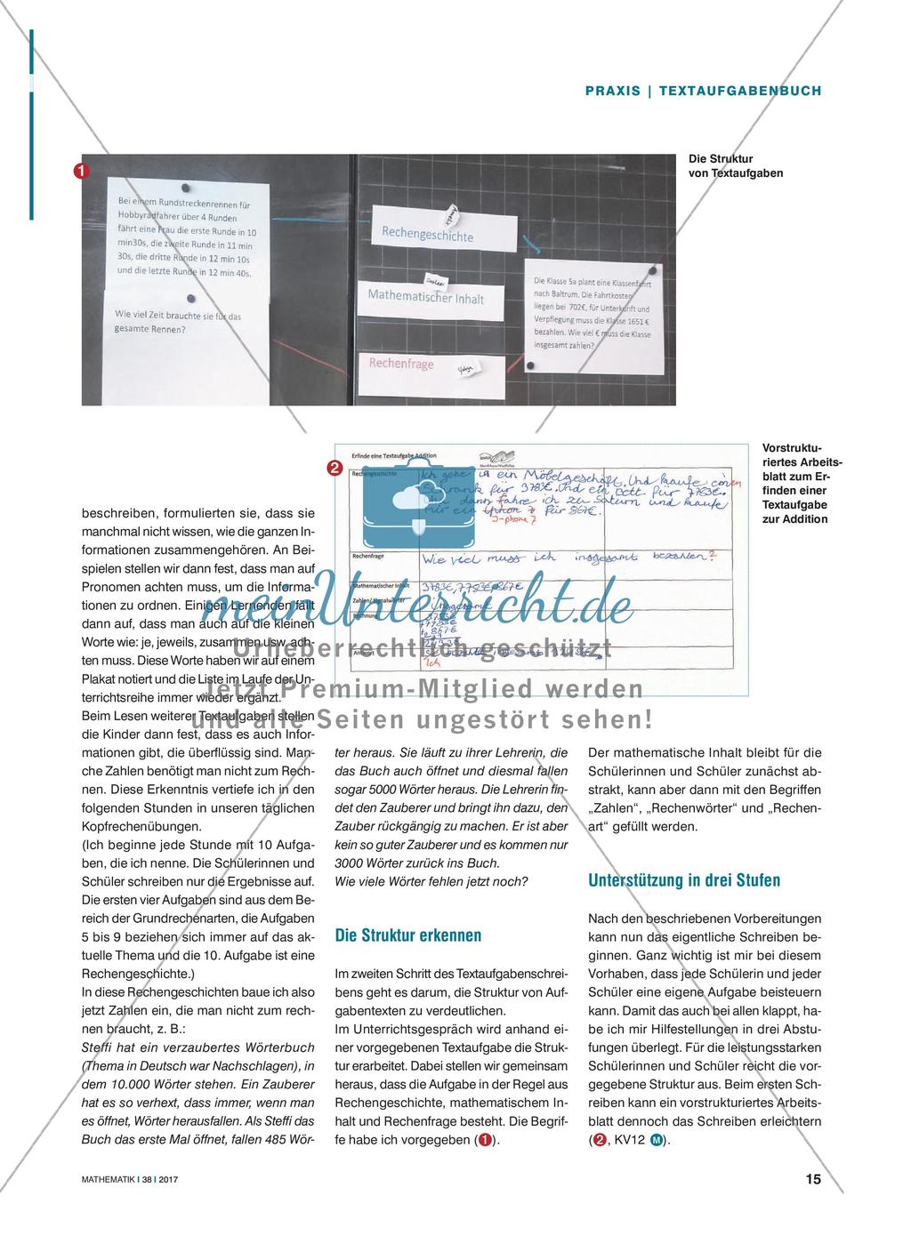 Unser Klassen-Textaufgabenbuch - Textaufgaben verstehen durch Schreiben eigener Textaufgaben Preview 2