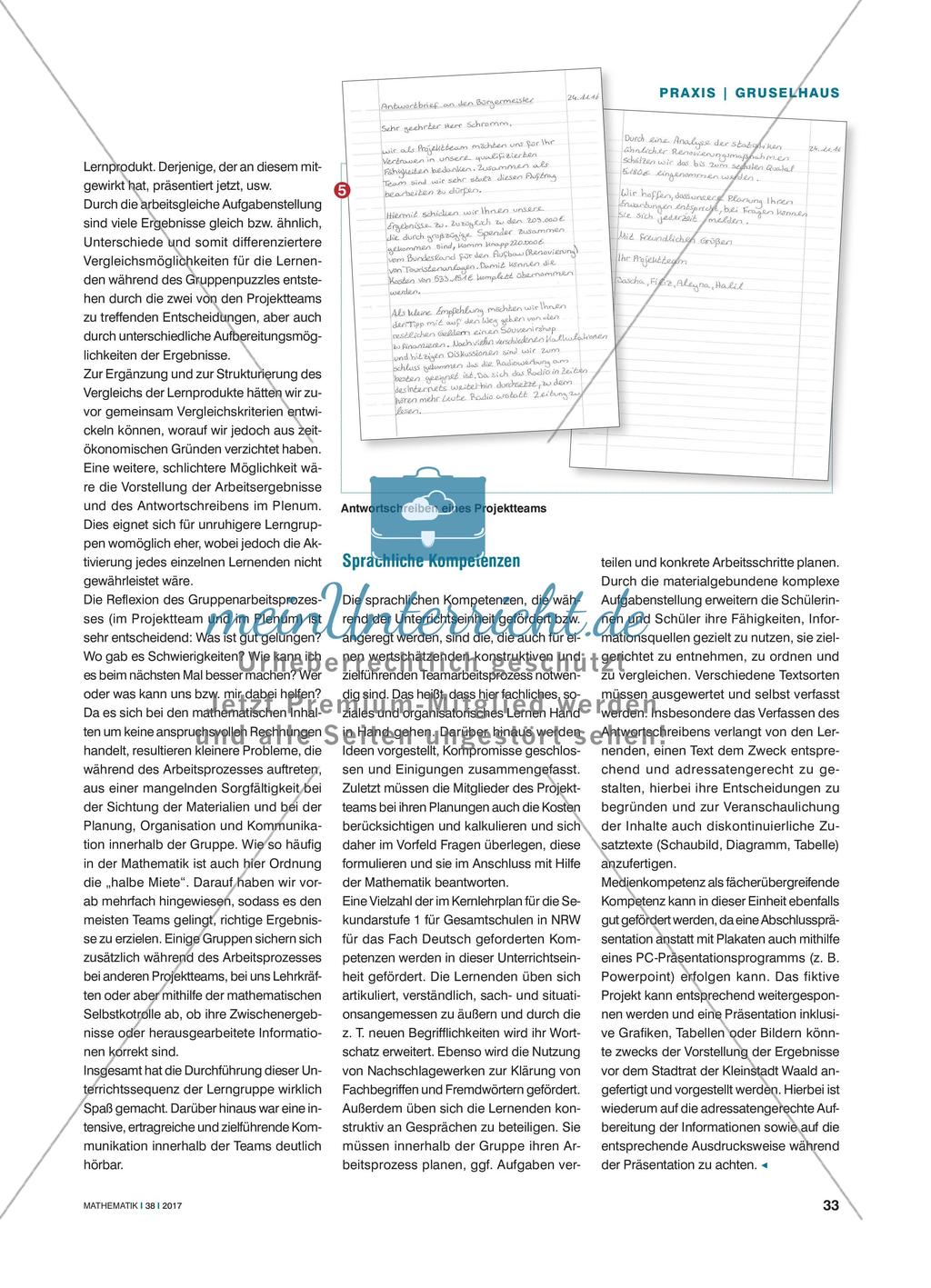 Das Gruselhaus - Informationen aus Texten verstehen und zusammenstellen Preview 4