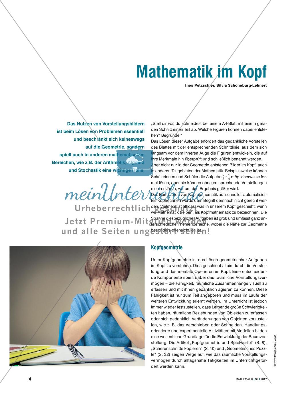 Mathematik im Kopf Preview 1