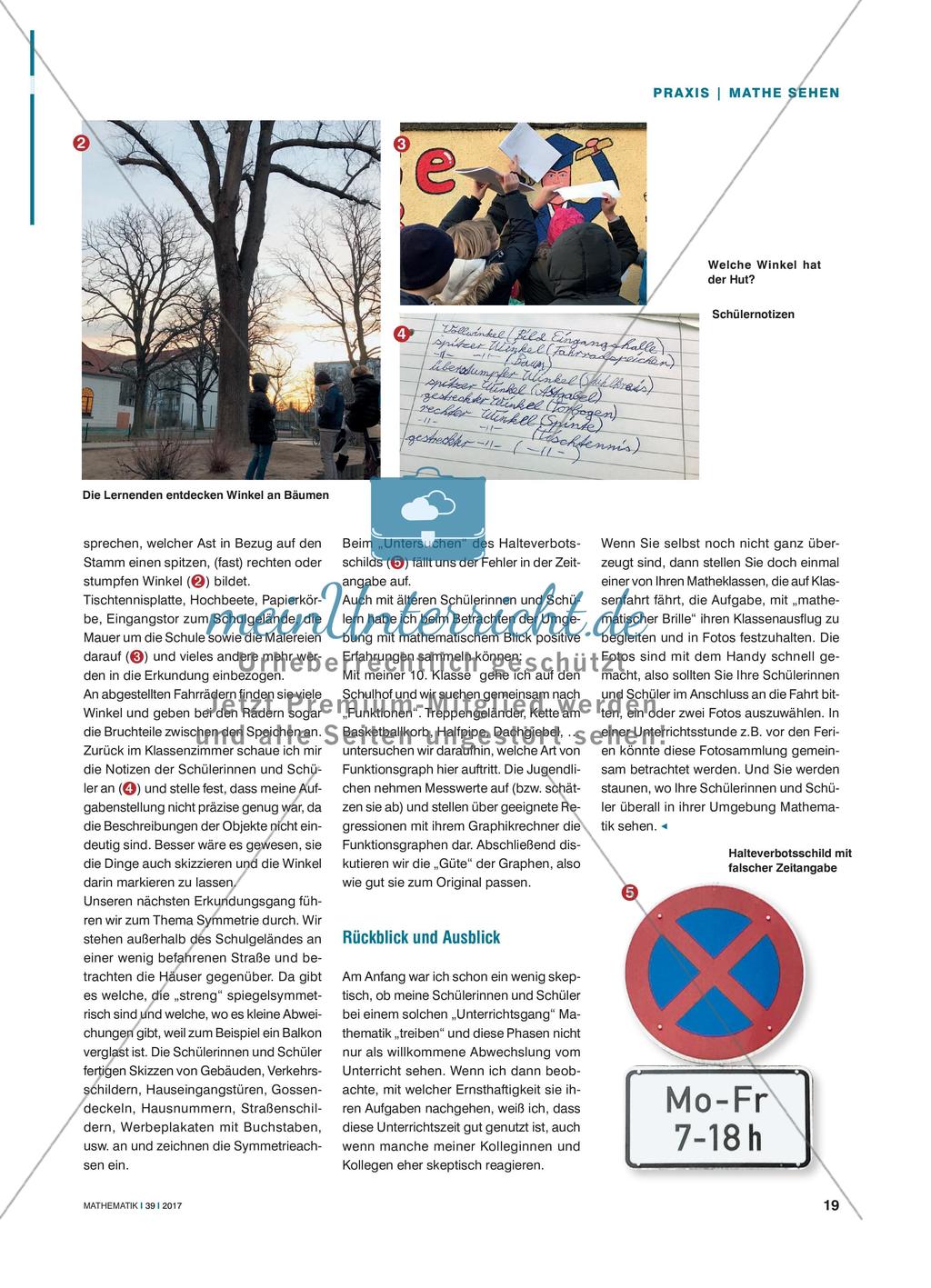 Mathe sehen - Schülerinnen und Schüler erkunden ihre „mathematische“ Umgebung Preview 2