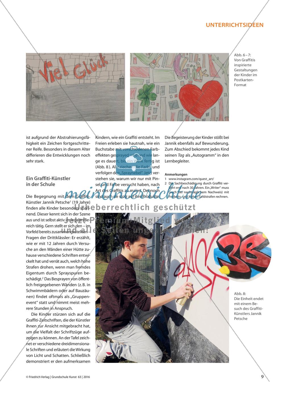 Mauern auf der Spur - Kinder begegnen Graffitis Preview 4