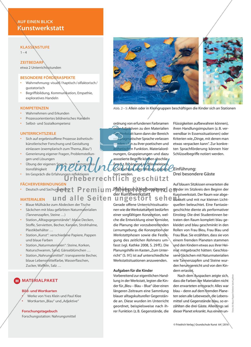 „Unser Planet braucht Hilfe!“ - Erfahrungen und Lernchancen in einer Kunstwerkstatt Preview 2
