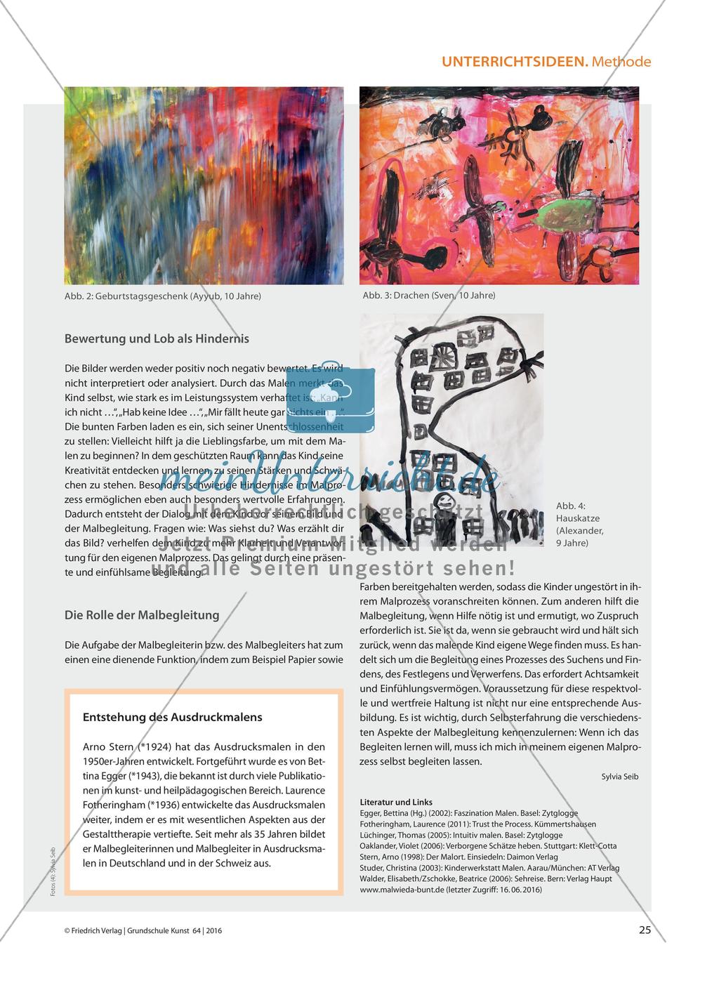 „Komm mit ins Land der Farben!“: Ausdrucksmalen – prozessorientierte ästhetische Bildung in der Schule Preview 2