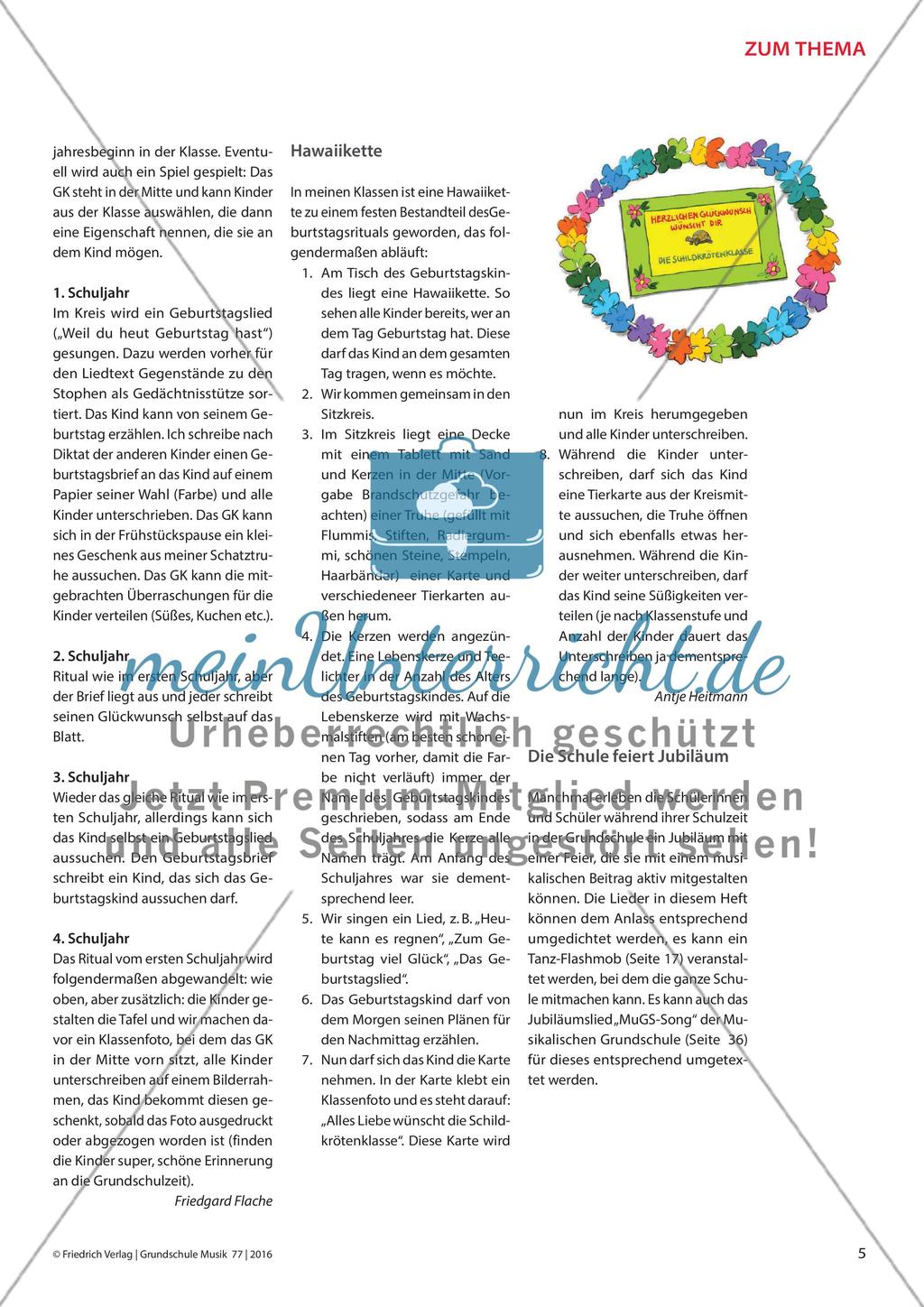 Geburtstag in der Schule Preview 4