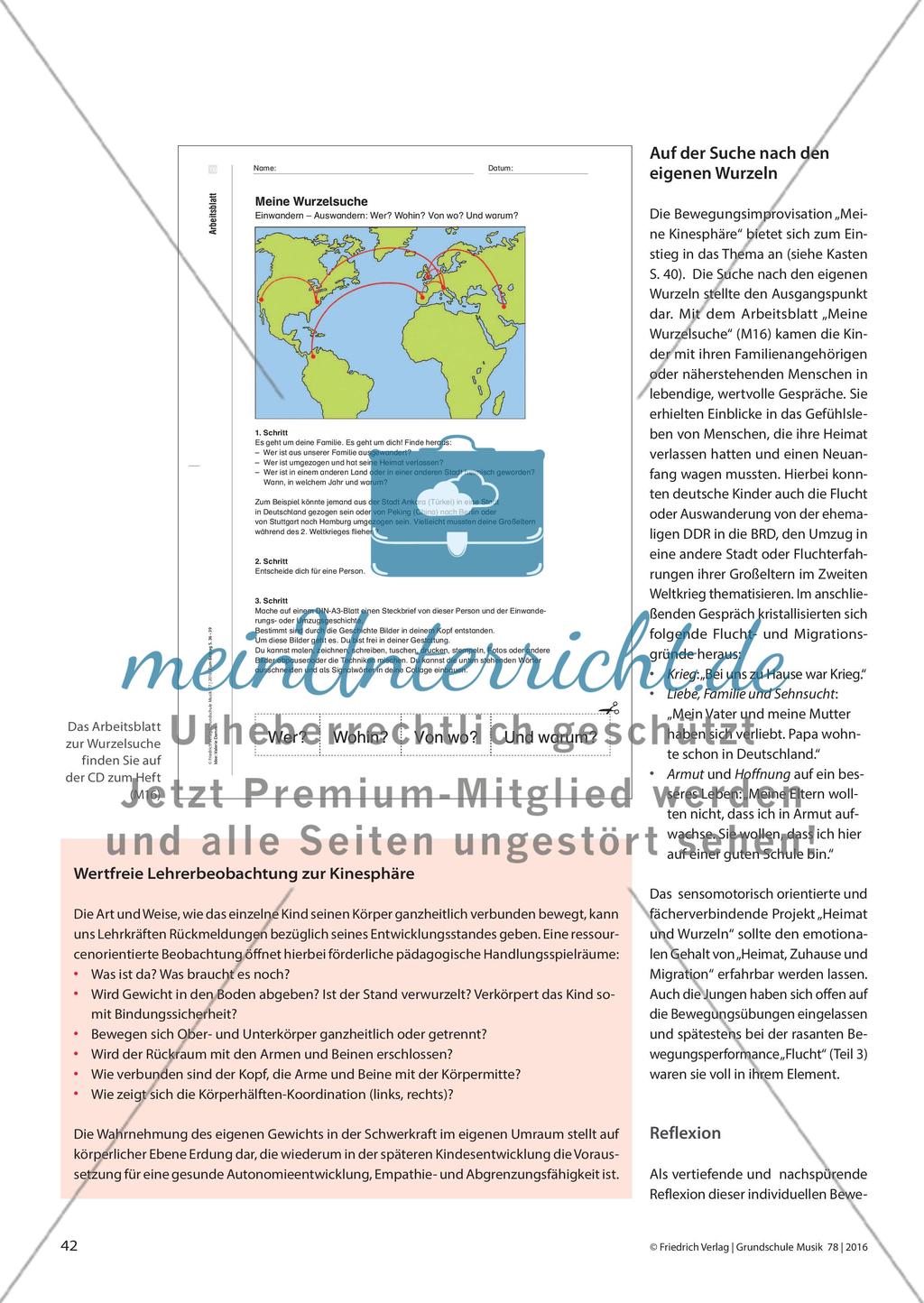 Bewegung in der Kugel - Teil 1: Bewegungsimprovisationen zum Thema „Heimat und Wurzeln” Preview 3