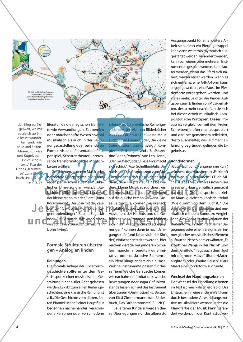 Bilderbücher im Musikunterricht Preview 3