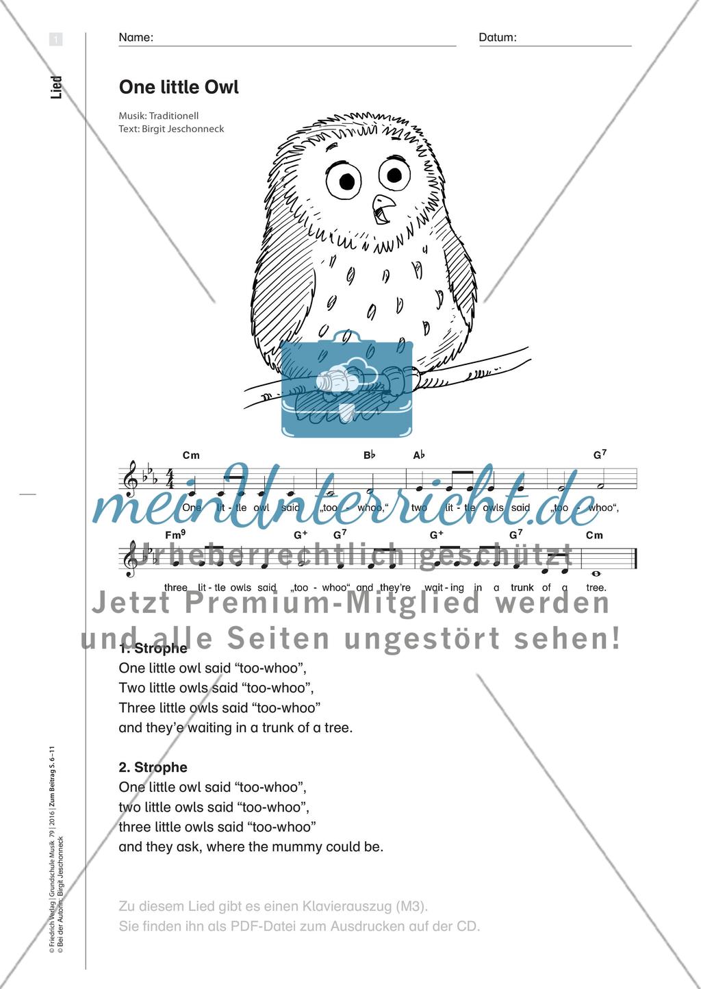 Drei kleine Eulen - Das Bilderbuch “Owl Babies” mit viel Musik Preview 6