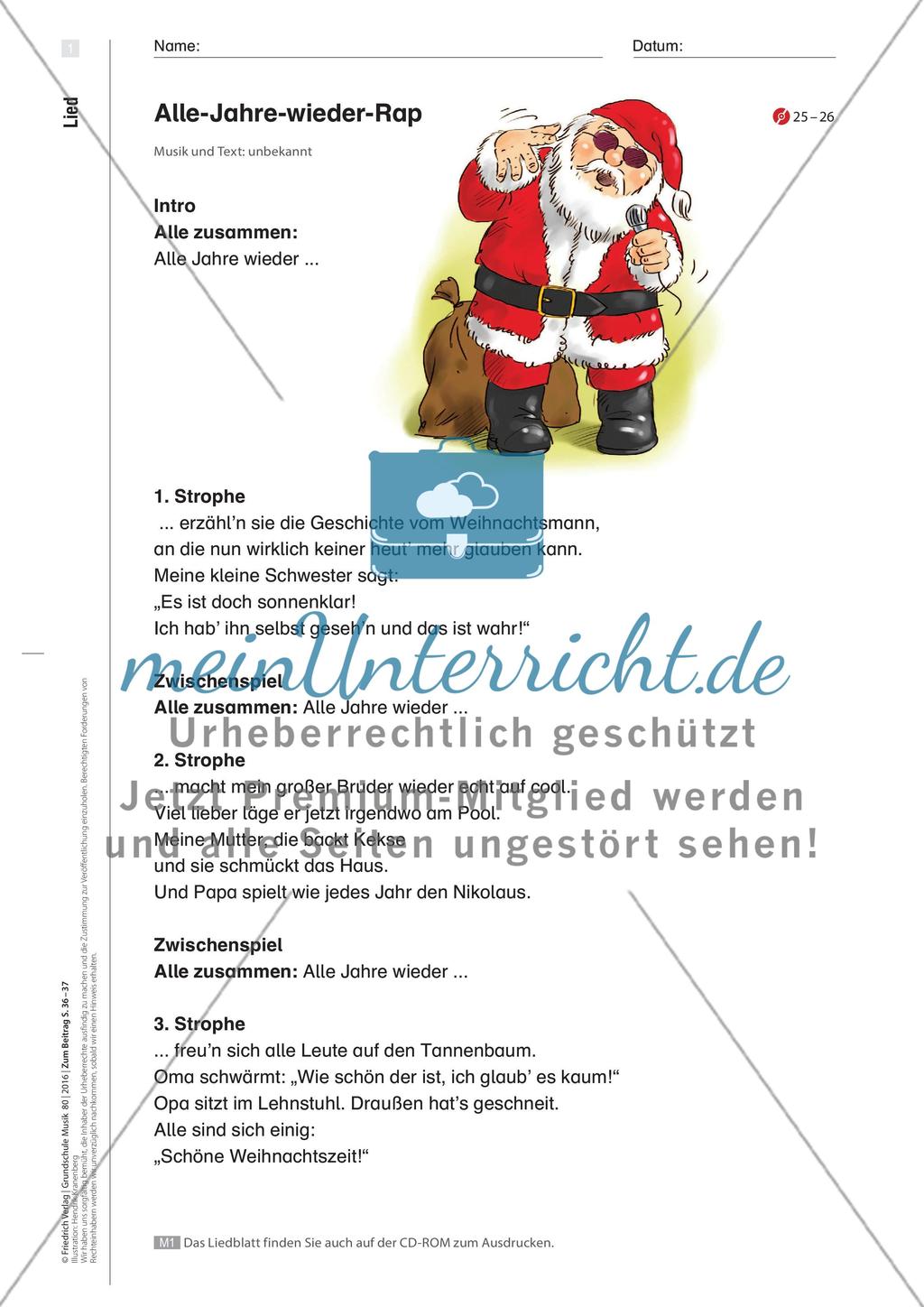 Alle-Jahre-wieder- Rap - Ein bekanntes Weihnachtslied in neuem Gewand Preview 2