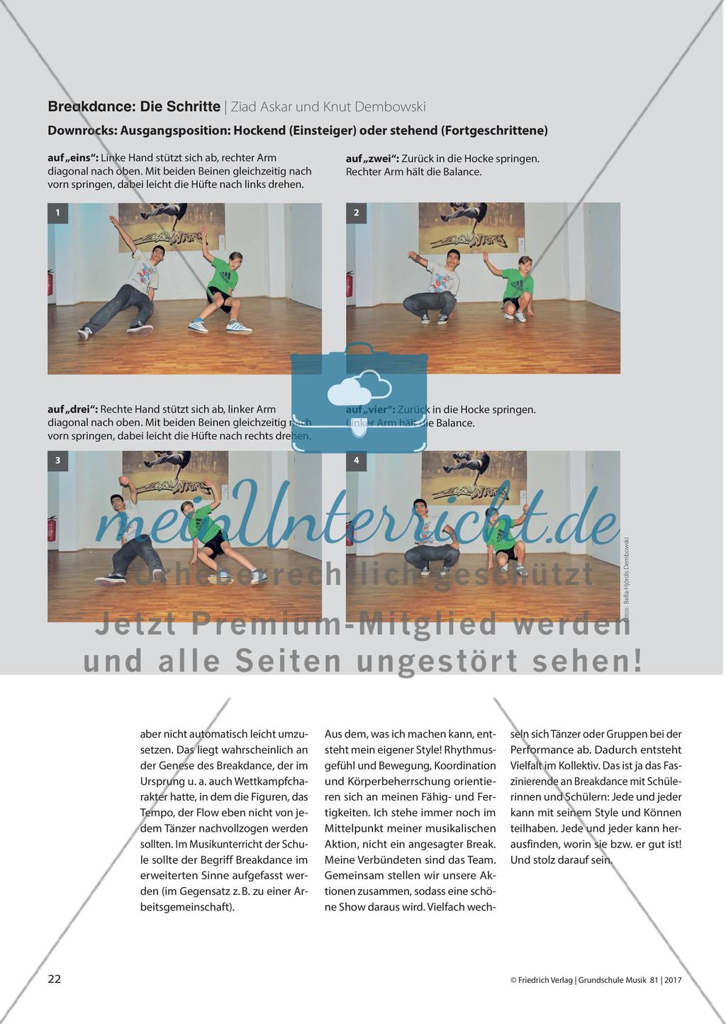Break it! - Mädchen und Jungen tanzen Breakdance in der Grundschule Preview 5