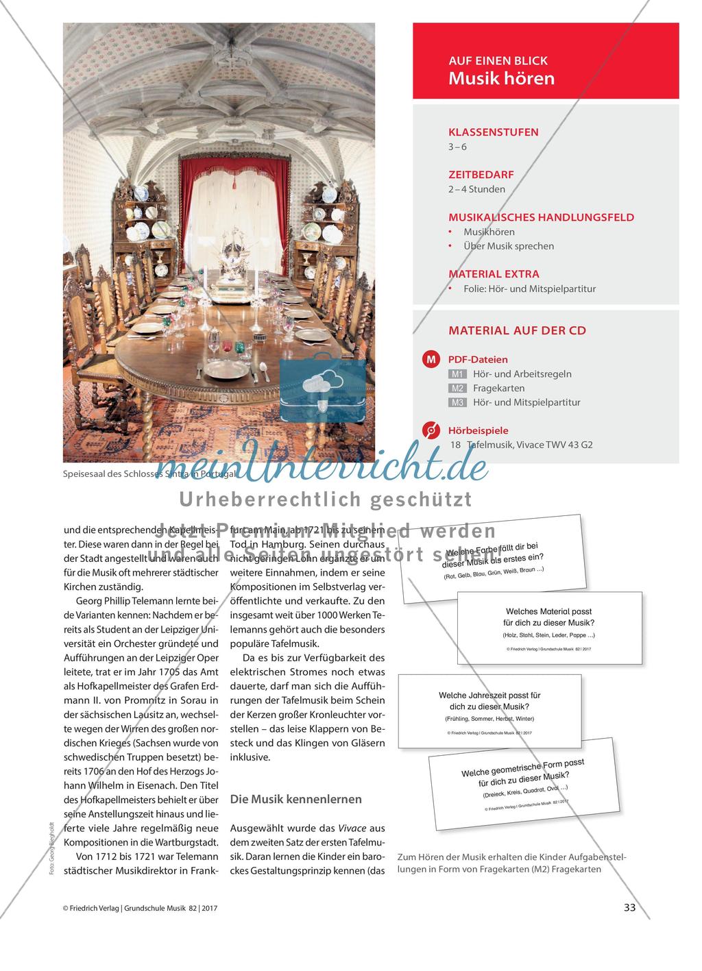 Tafelmusik - Das „Candle-Light-Dinner“ vergangener Zeiten Preview 2