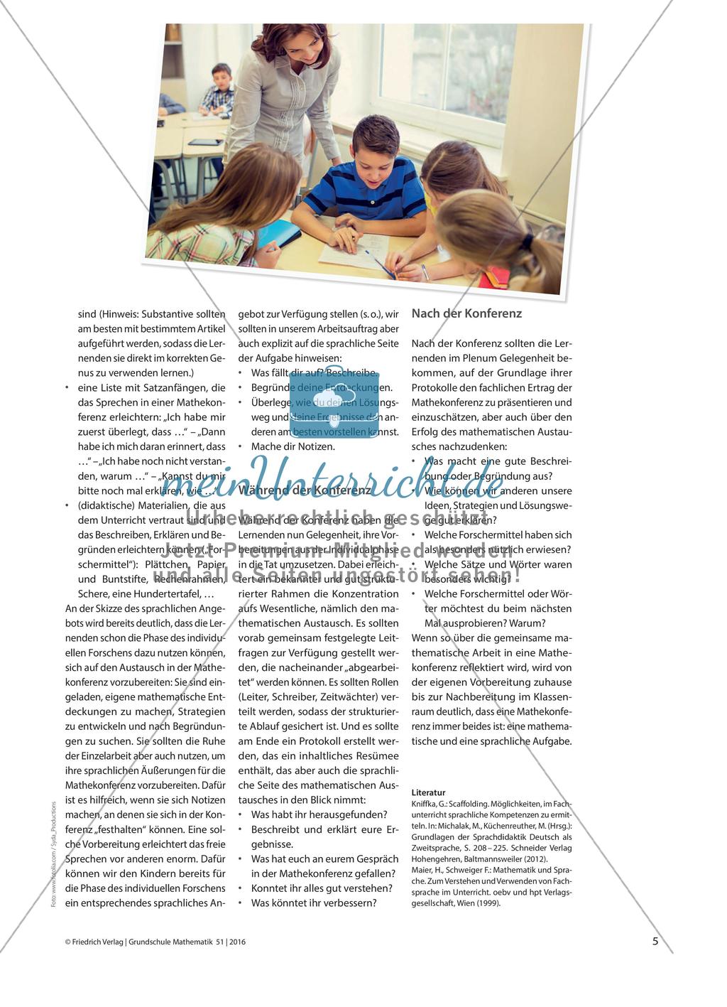 Die Bedeutung der Sprache für Mathekonferenzen - Sprachliche Voraussetzungen und Unterstützungsmöglichkeiten Preview 2