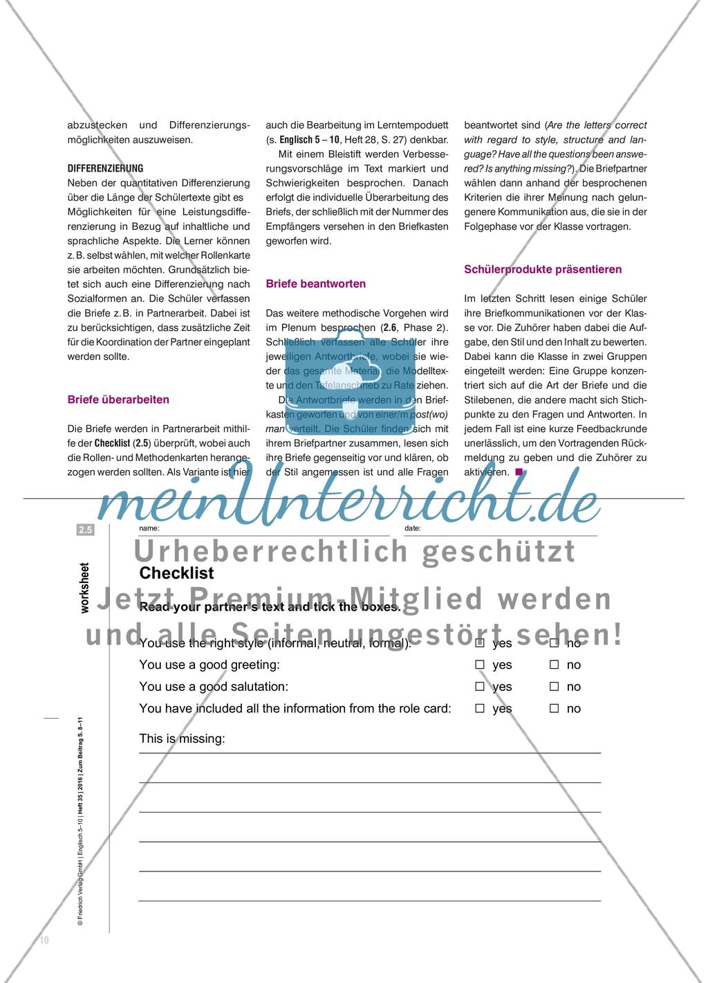 You’ve got mail … - Briefe schreiben Preview 3