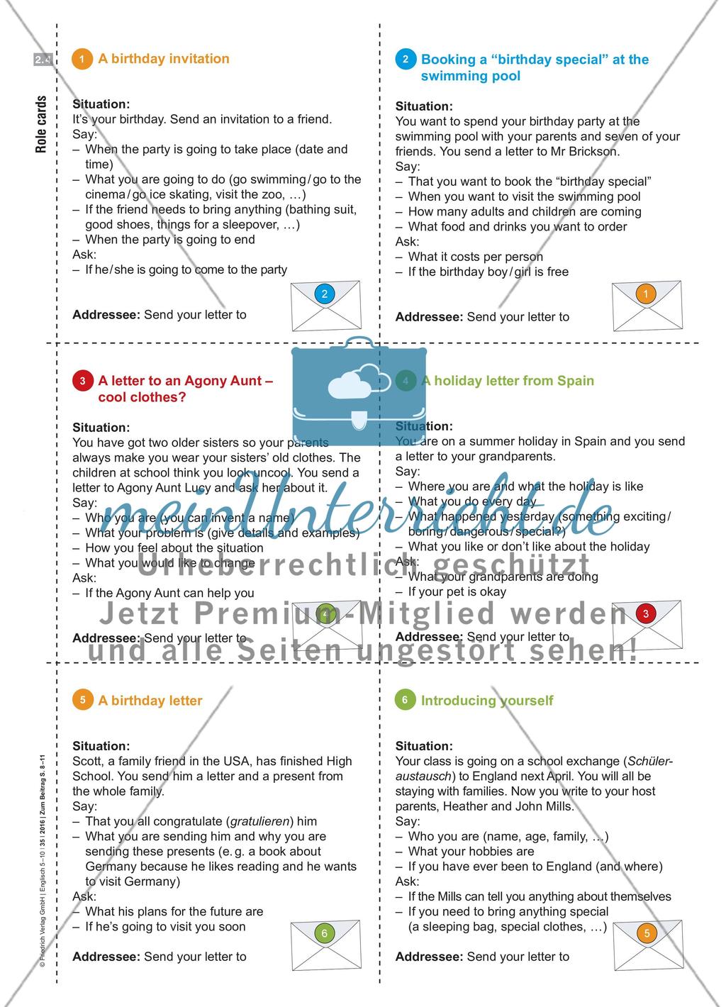 You’ve got mail … - Briefe schreiben Preview 4