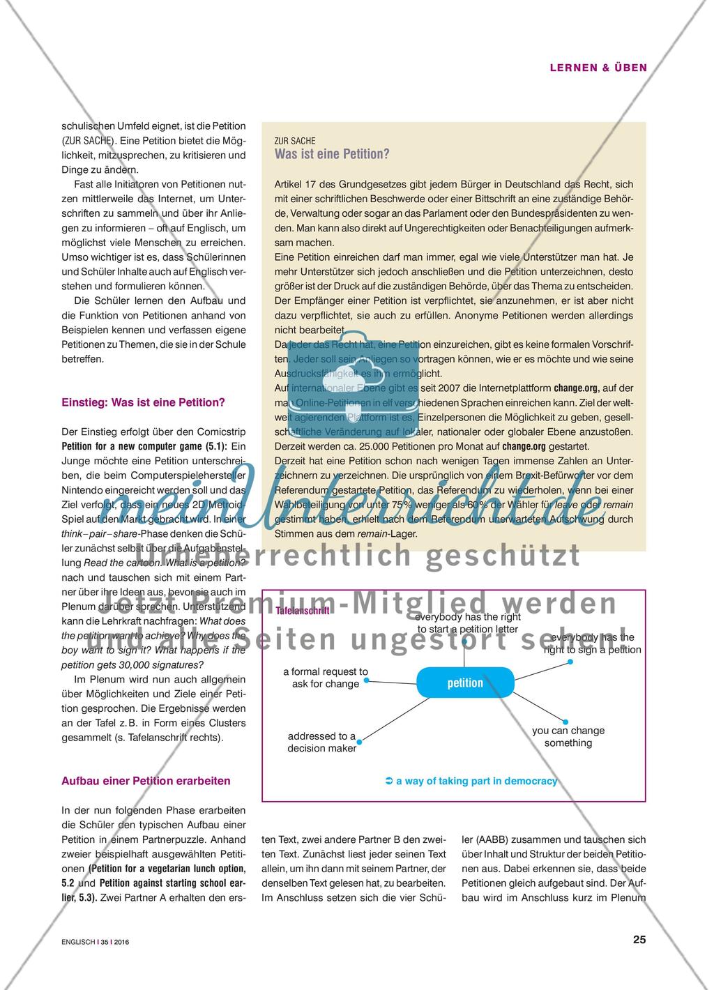 Make a change! - Eine Petition verfassen Preview 2