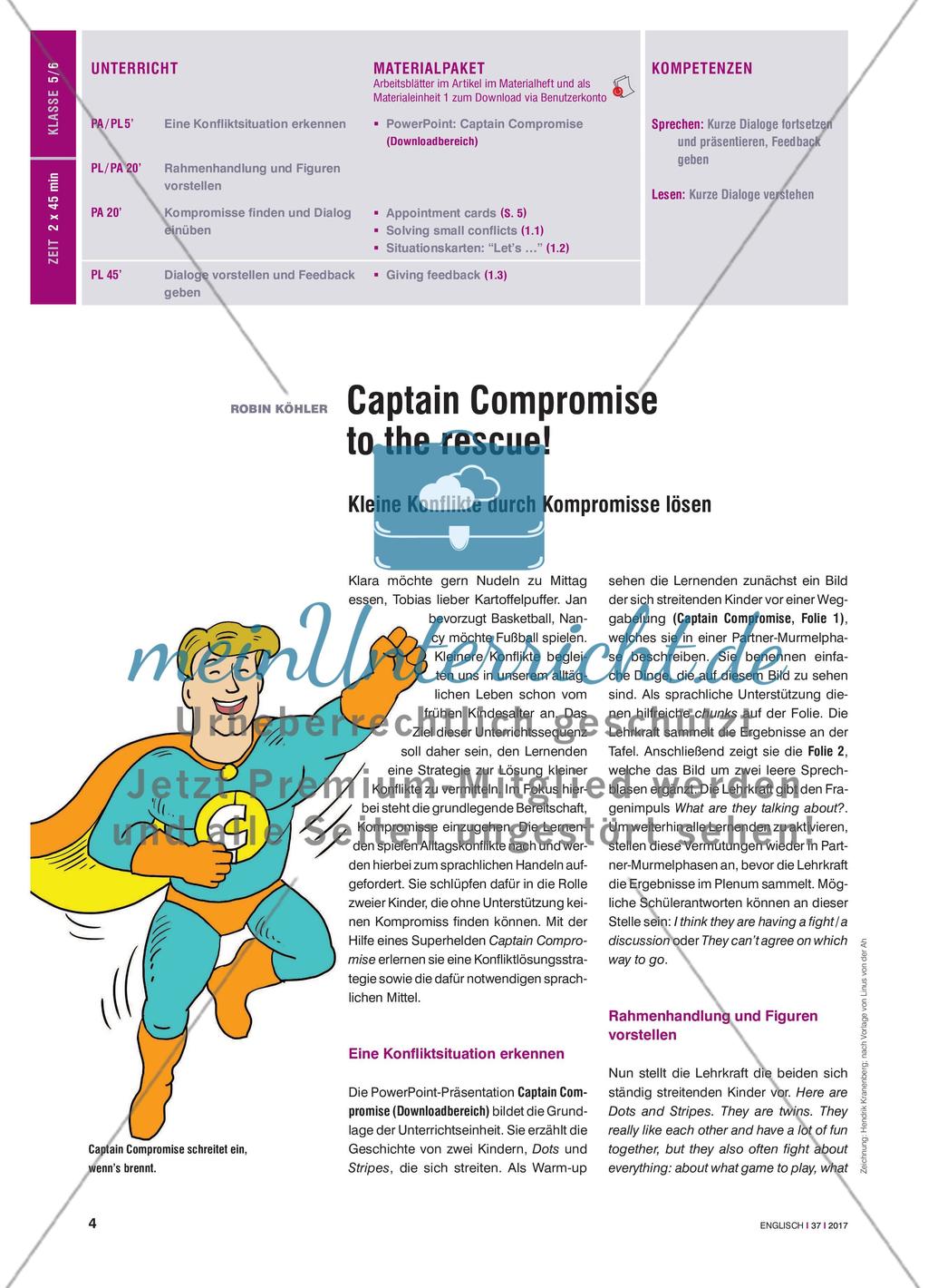 Captain Compromise to the rescue! - Kleine Konflikte durch Kompromisse lösen Preview 1