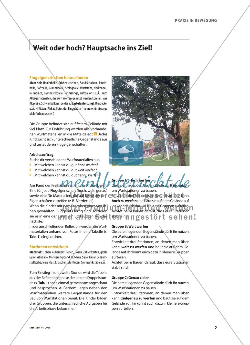 Wurferfahrungen im Gelände Preview 2
