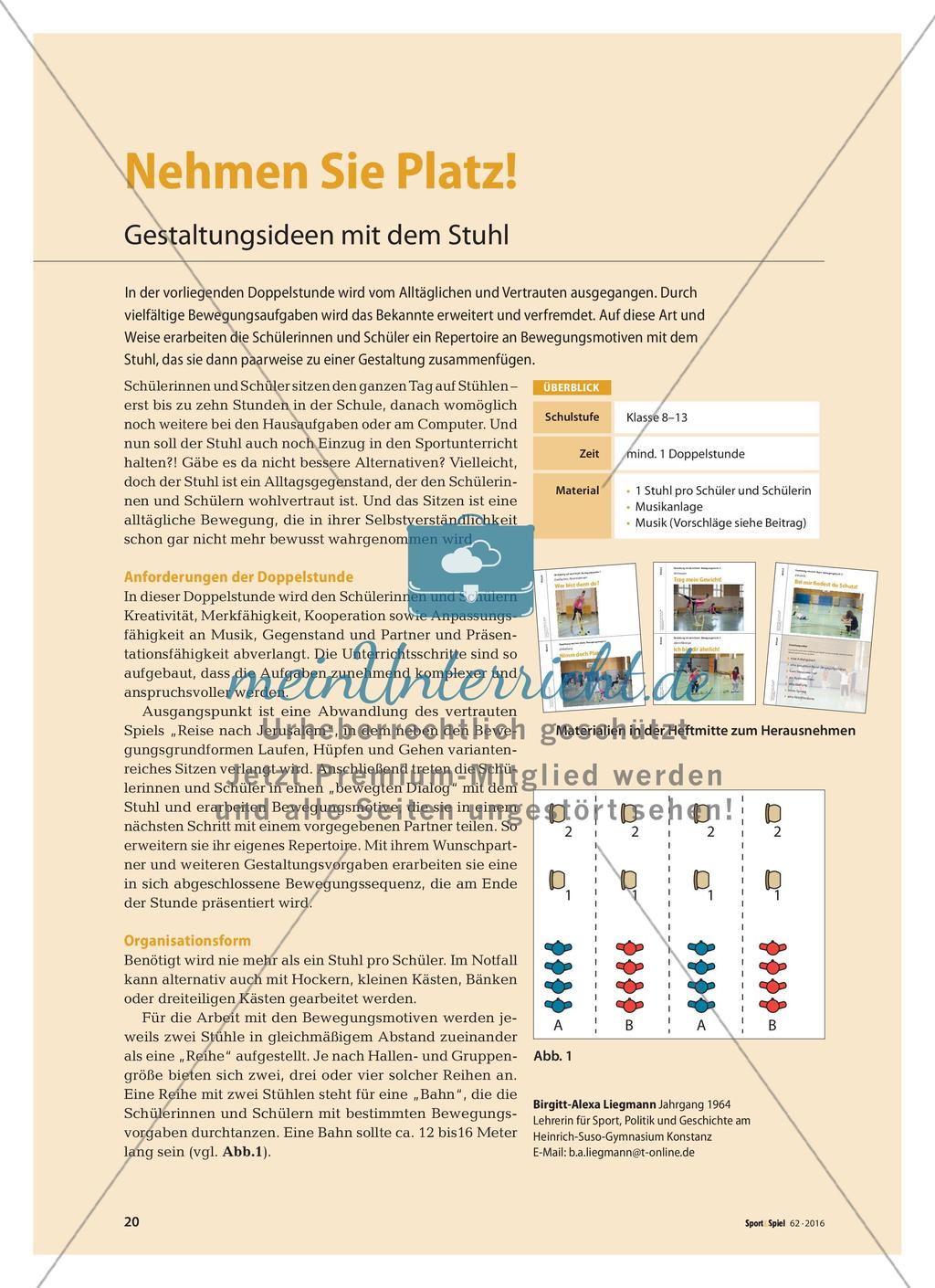Nehmen Sie Platz! - Gestaltungsideen mit dem Stuhl Preview 1