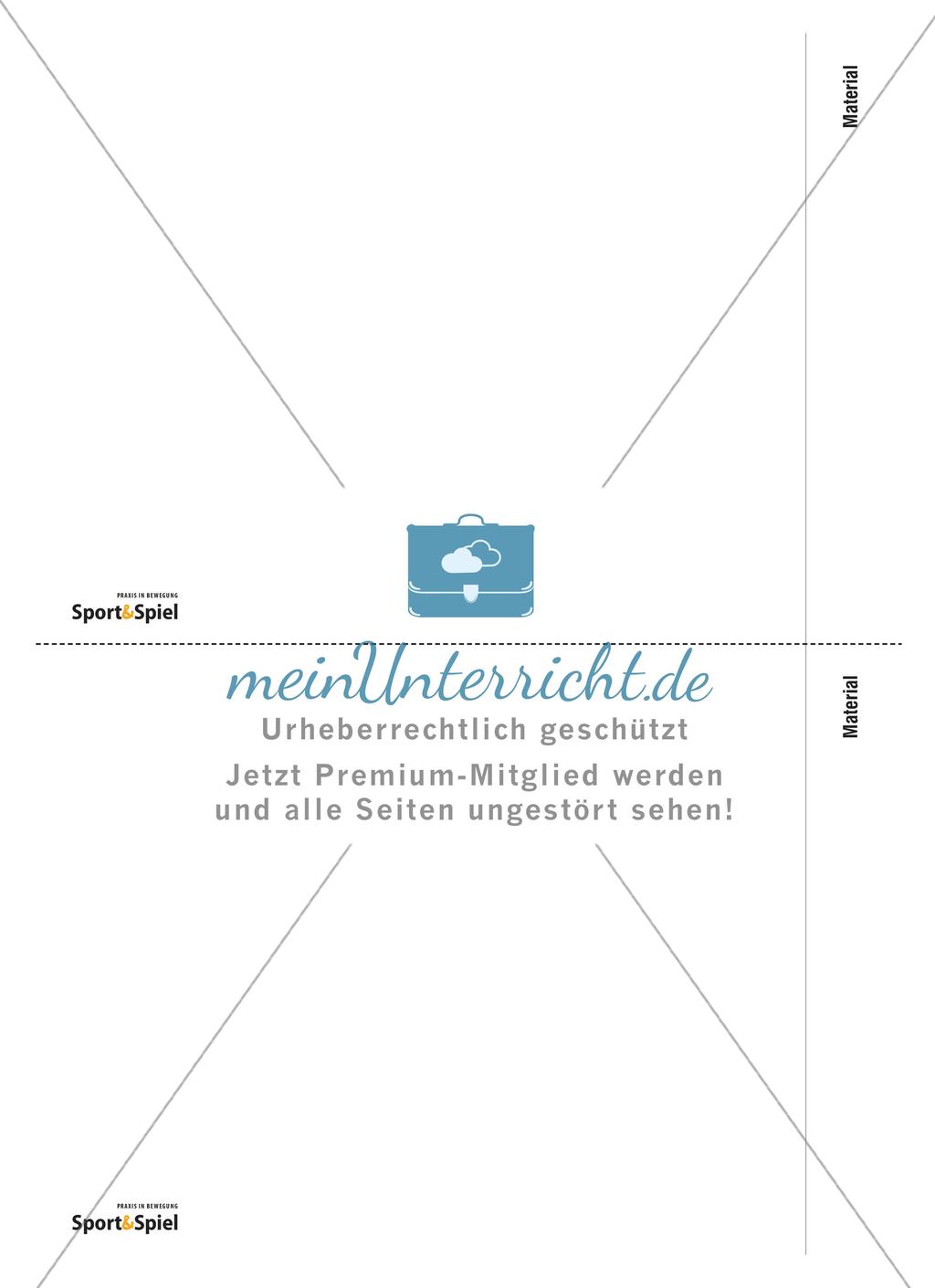 Koordinative Übungen zum Laufen, Springen und Werfen Preview 3