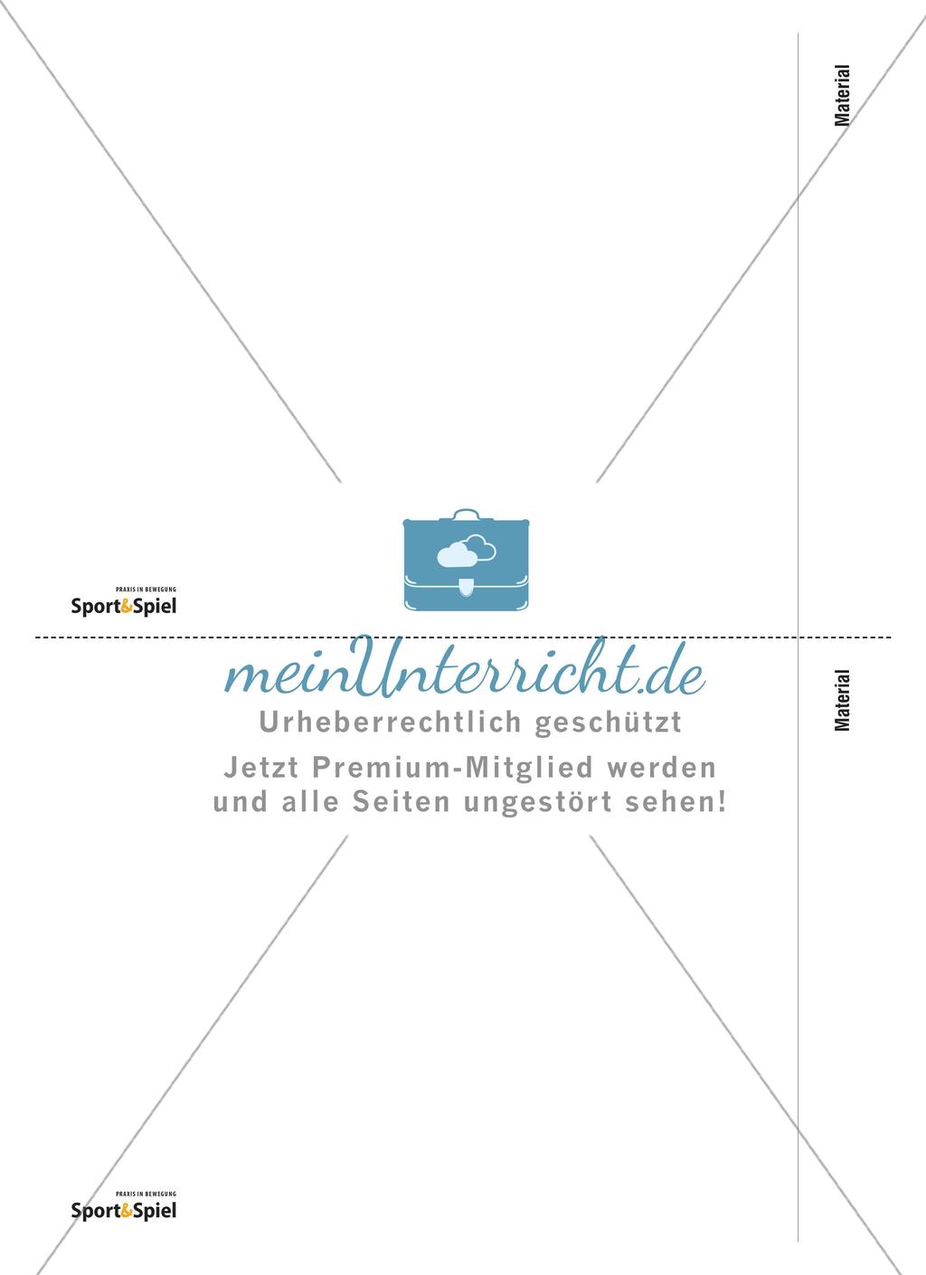 Koordinative Übungen zum Laufen, Springen und Werfen Preview 5