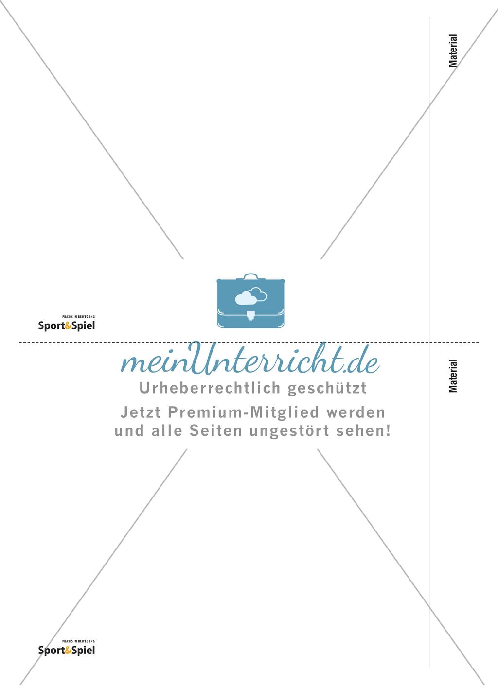 Koordinative Übungen zum Laufen, Springen und Werfen Preview 9