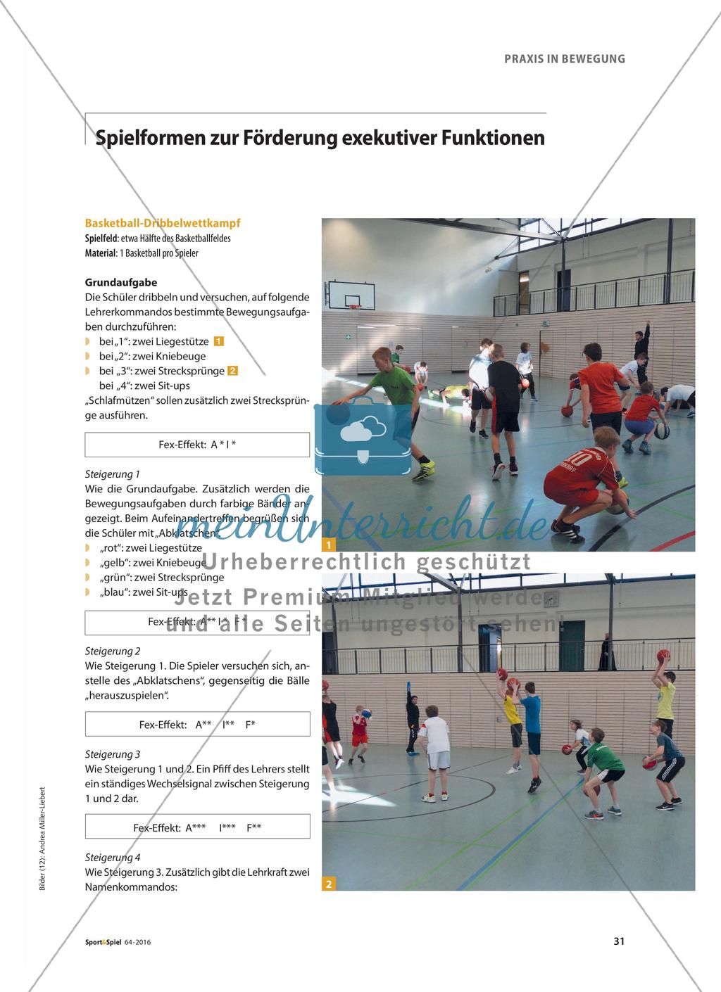 Schulung der Handlungsschnelligkeit in den Sportspielen Preview 2