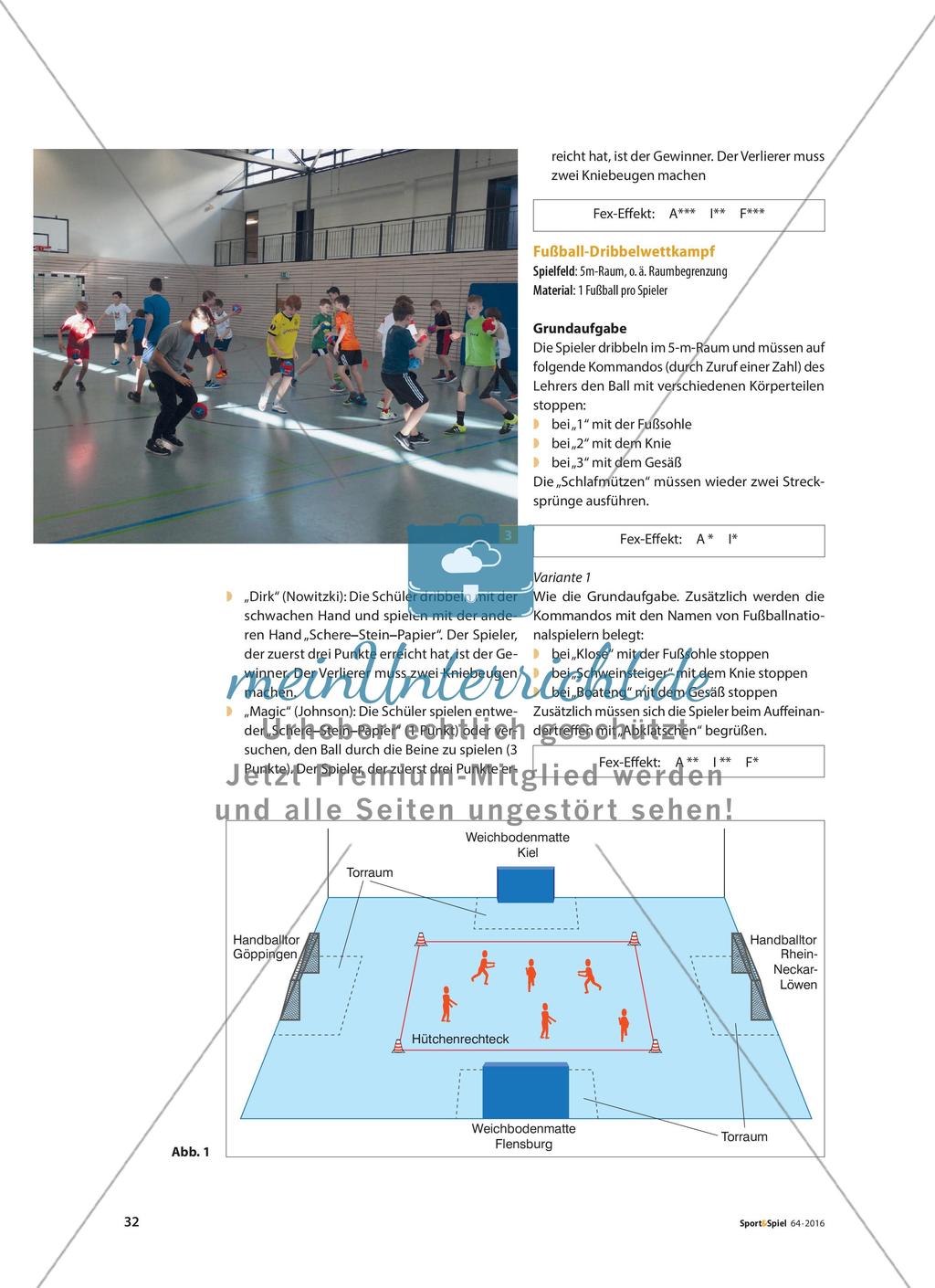 Schulung der Handlungsschnelligkeit in den Sportspielen Preview 3
