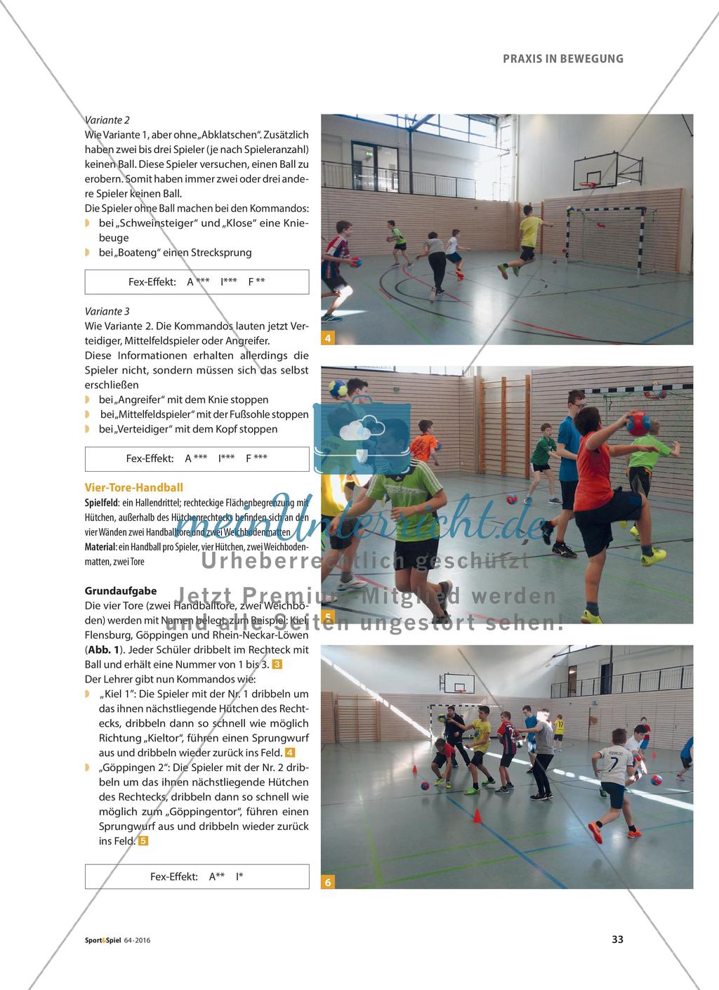 Schulung der Handlungsschnelligkeit in den Sportspielen Preview 4