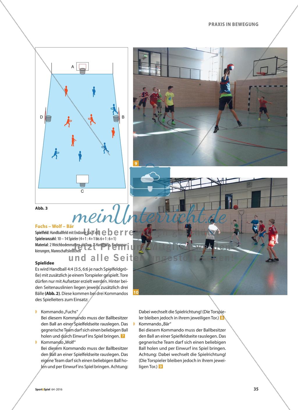 Schulung der Handlungsschnelligkeit in den Sportspielen Preview 6