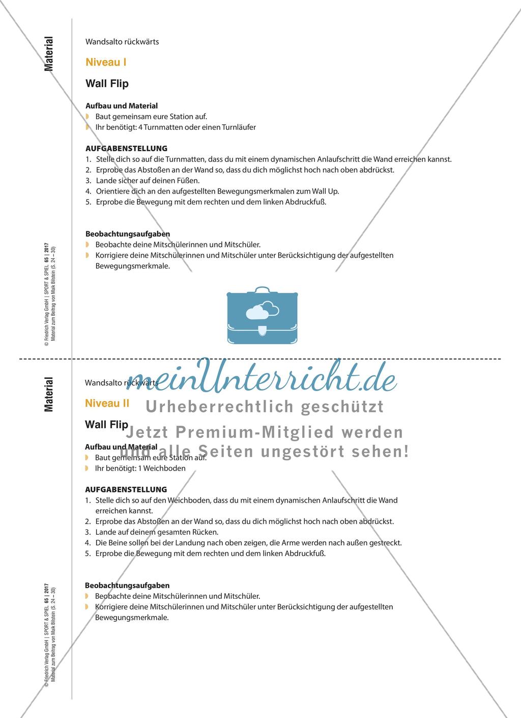 Die Wand als Sportgerät - Trendsportarten Parkour und Freerunning im Sportunterricht Preview 6