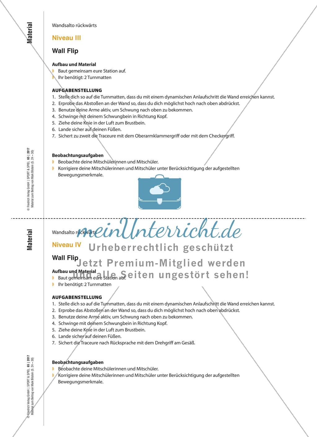 Die Wand als Sportgerät - Trendsportarten Parkour und Freerunning im Sportunterricht Preview 8