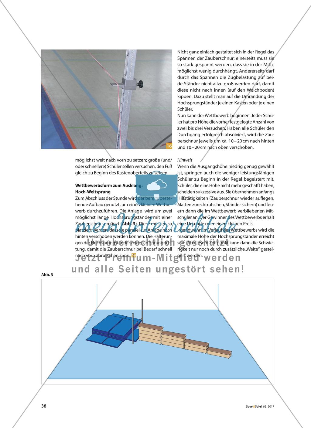 Hoch springen wie ein Watussi - Ein Zugang zum Hochsprung fernab methodischer Reihen Preview 8
