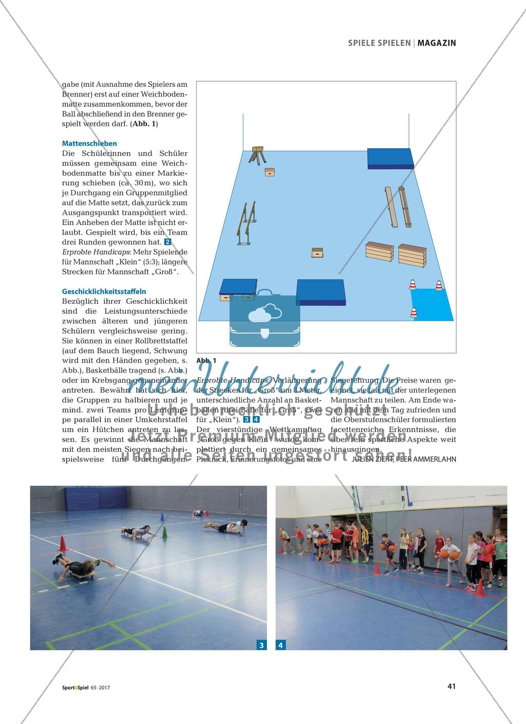 Groß gegen Klein - Handicap-Wettkämpfe für Oberstufenschüler und Fünftklässler Preview 2