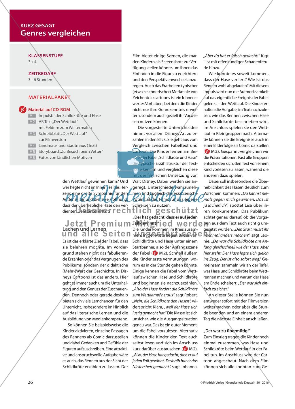Fabelhafte Geschichten genussvoll inszeniert - Mit Zeichentrick-Fabeln das Fabulieren lernen Preview 2