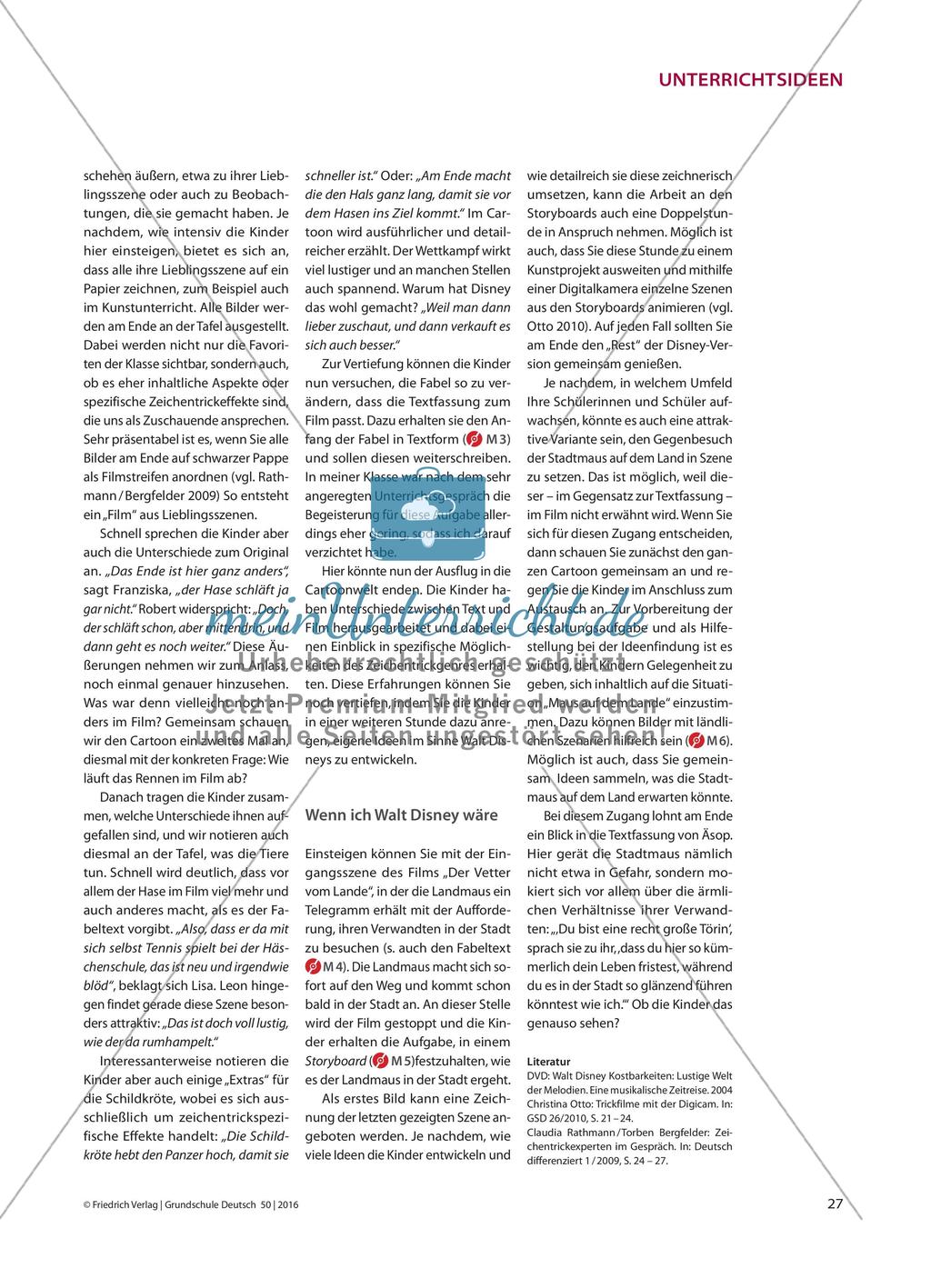 Fabelhafte Geschichten genussvoll inszeniert - Mit Zeichentrick-Fabeln das Fabulieren lernen Preview 3
