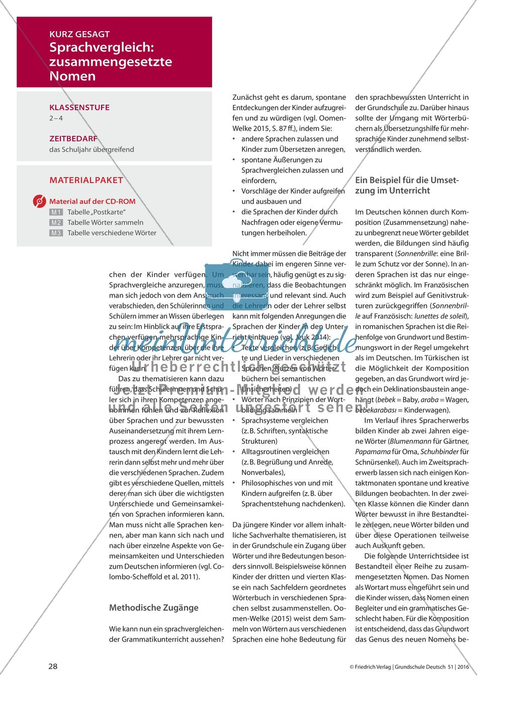 Postkarte – Kartpostal – Pocztόwka: Vergleichen von Sprachen als Ausgangspunkt der Sprachreflexion Preview 2