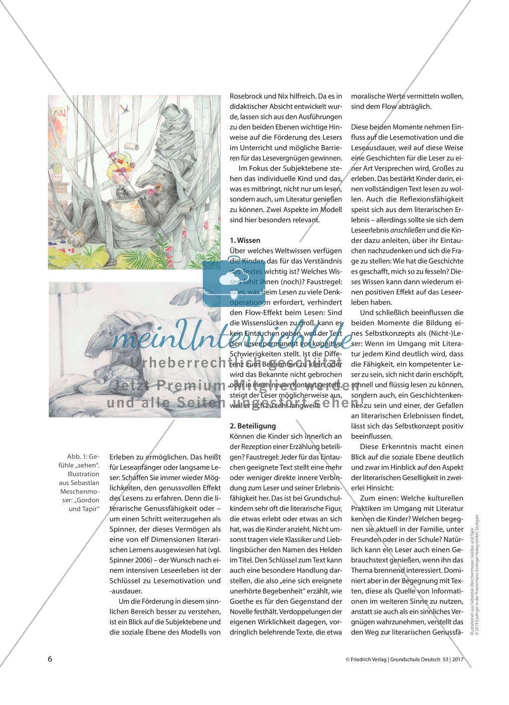 Geschichten lesen und verstehen können - Lesekompetenz und literarisches Lernen fördern Preview 3